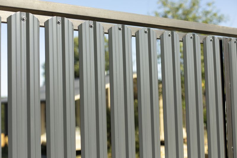 Modern Aluminum Fence